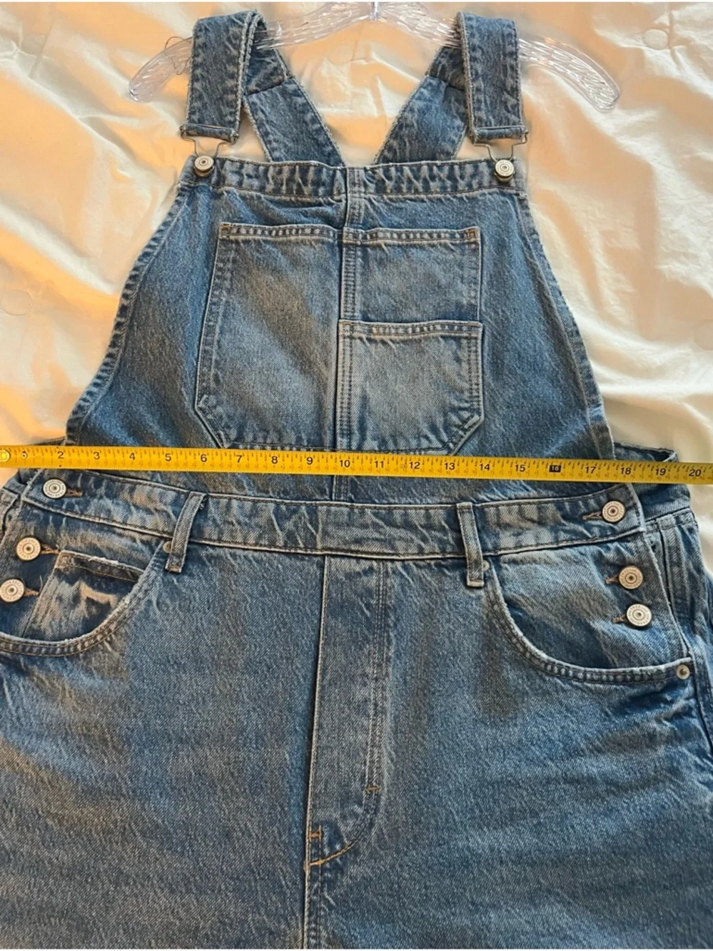 We The Free Good Luck Barrel Overalls size XL in Ultra Light Beam - Picture 7 of 10